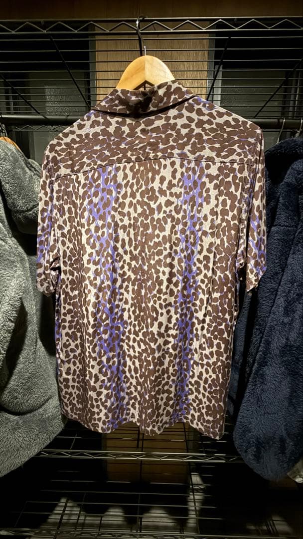 トップス WACKOMARIA LEOPARD HAWAIIAN SHIRT