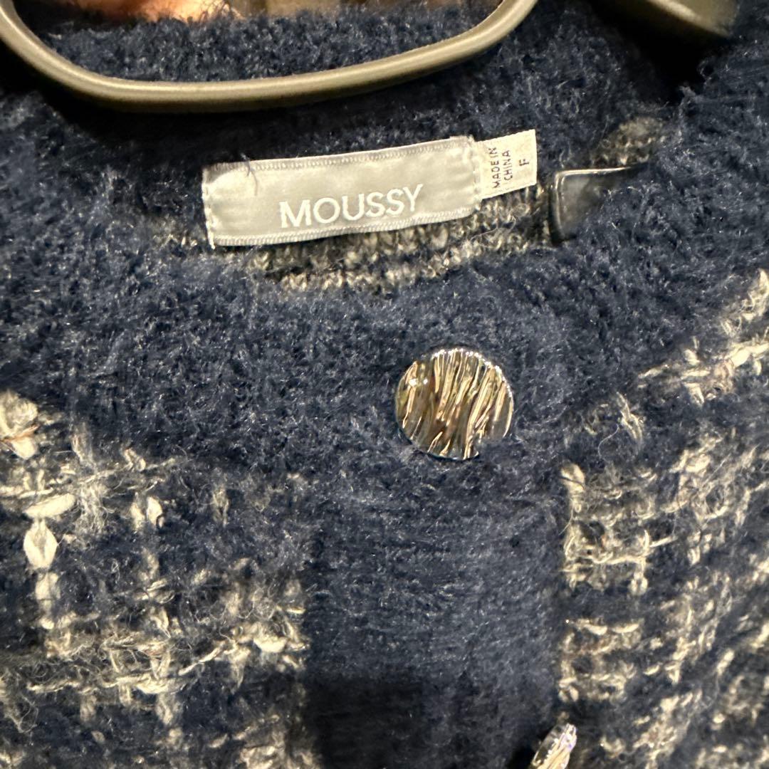 MOUSSY COMPACT KNIT TWEED ジャケット