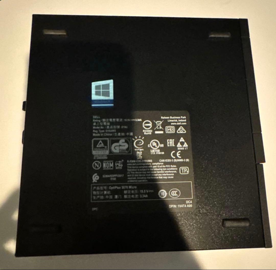 第9世代i5 Dell OptiPlex 3070 Micro①