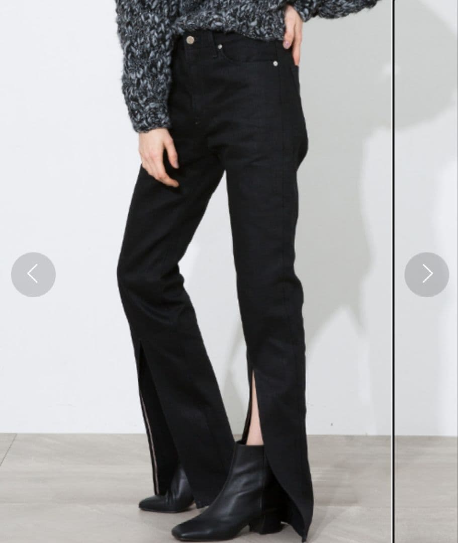 ha　JOHNLAWRENCESULLIVAN　フロントスリットデニム