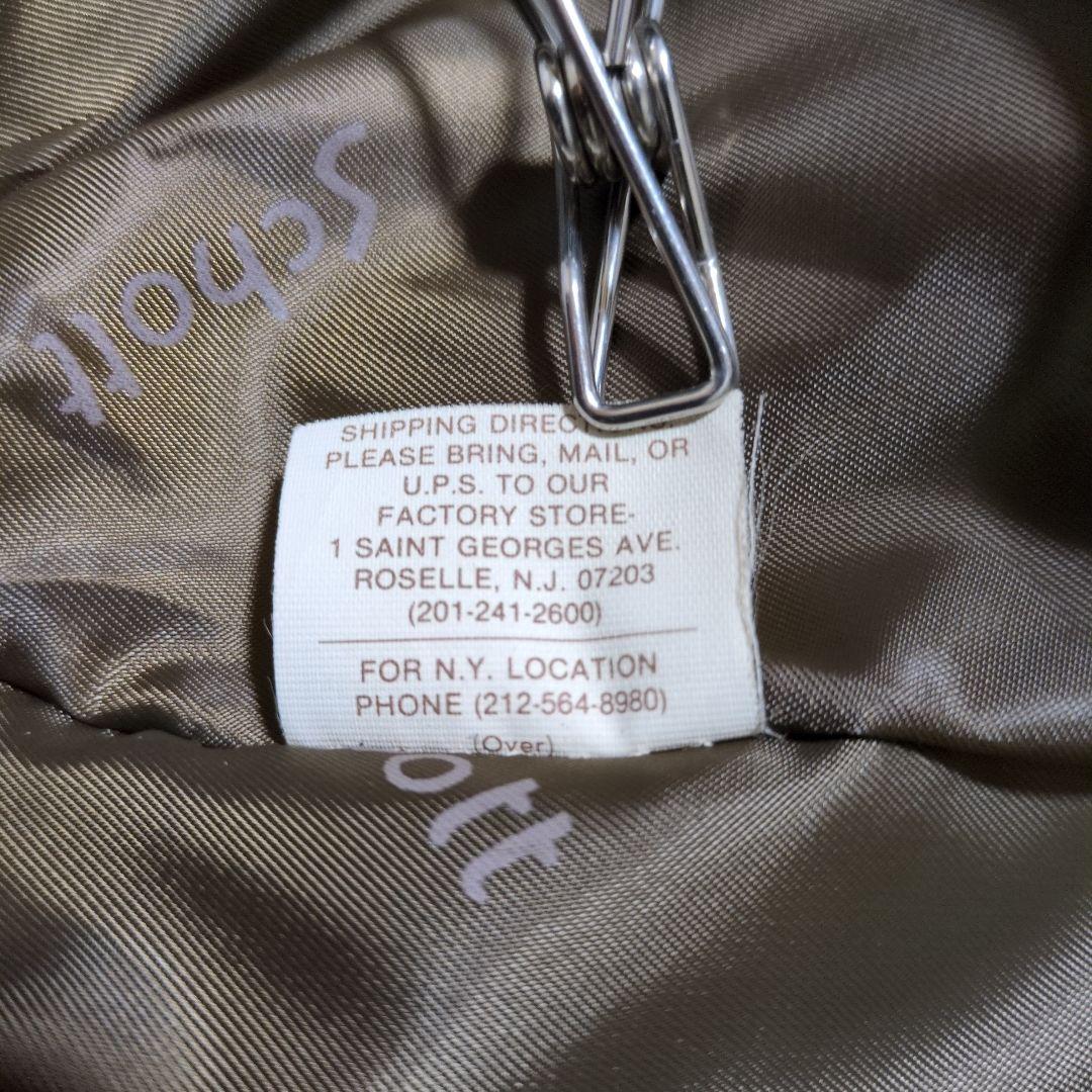 USA製　ショット　スエード　ボンバージャケット　茶　短丈　40　L相当