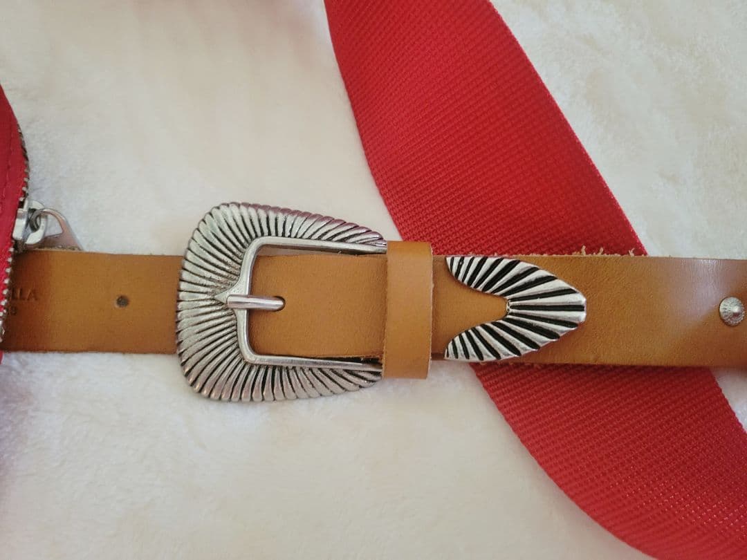 【美品】TOGA PULLA × PORTER ボディーバッグ　レッド