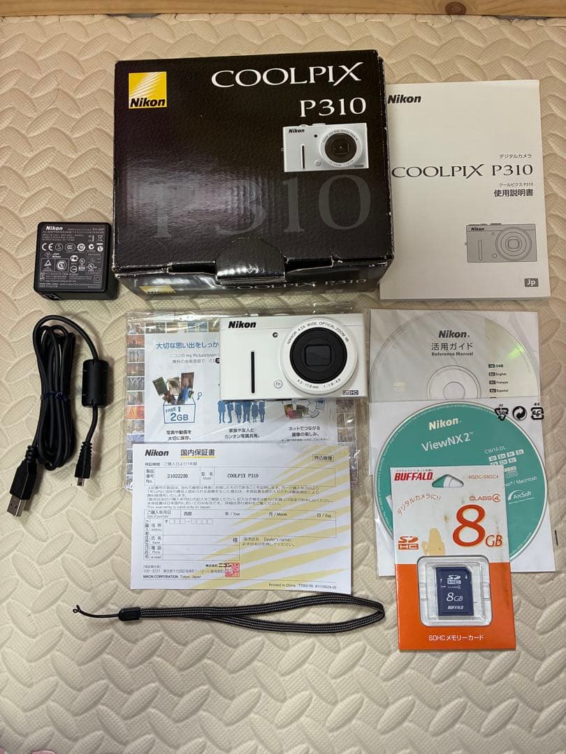未使用sdカード付きnikon&ニコン　coolpix p310 デジタルカメラ