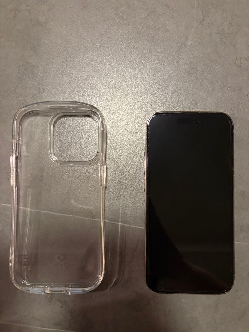 最終値下げ！【美品】iPhone 14 Pro ゴールド ケース、フィルム付き