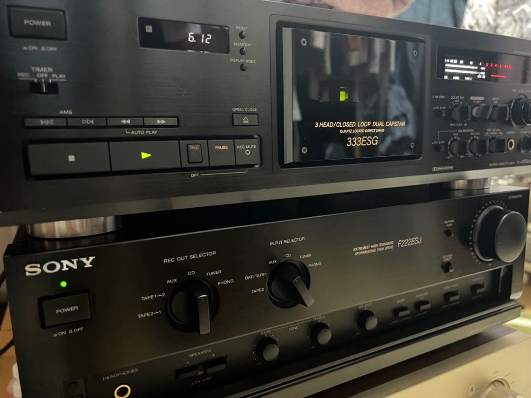 美品！SONYソニーTC-333ESGバブル全盛期の熟成3ベッドカセットデッキ