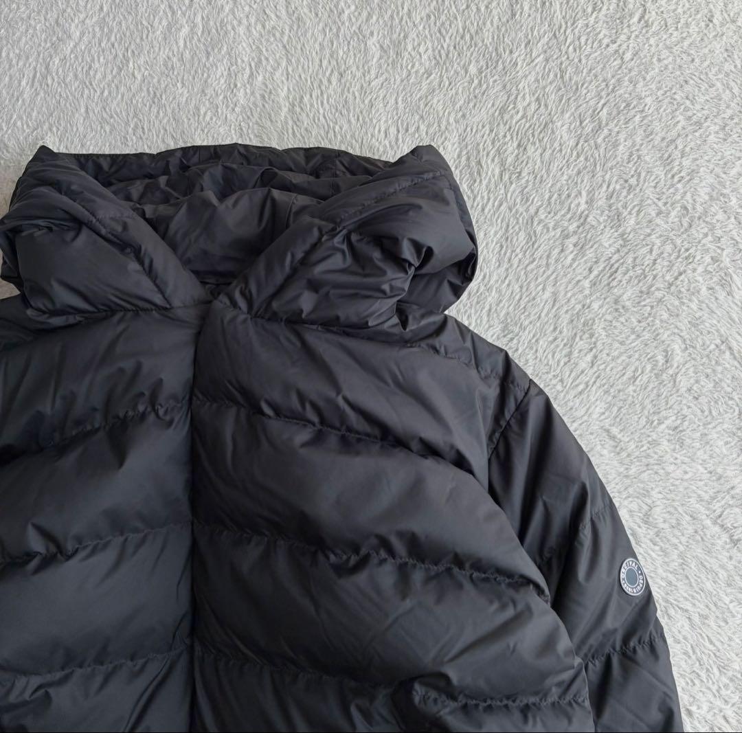 美品 オーシバル Bshop フード付き ダウンジャケット 24AW 黒