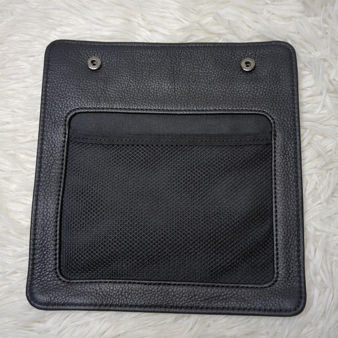 美品✨ダンヒル メッセンジャーバッグ レザー黒 ロゴプレート ロゴ型押し 多収納