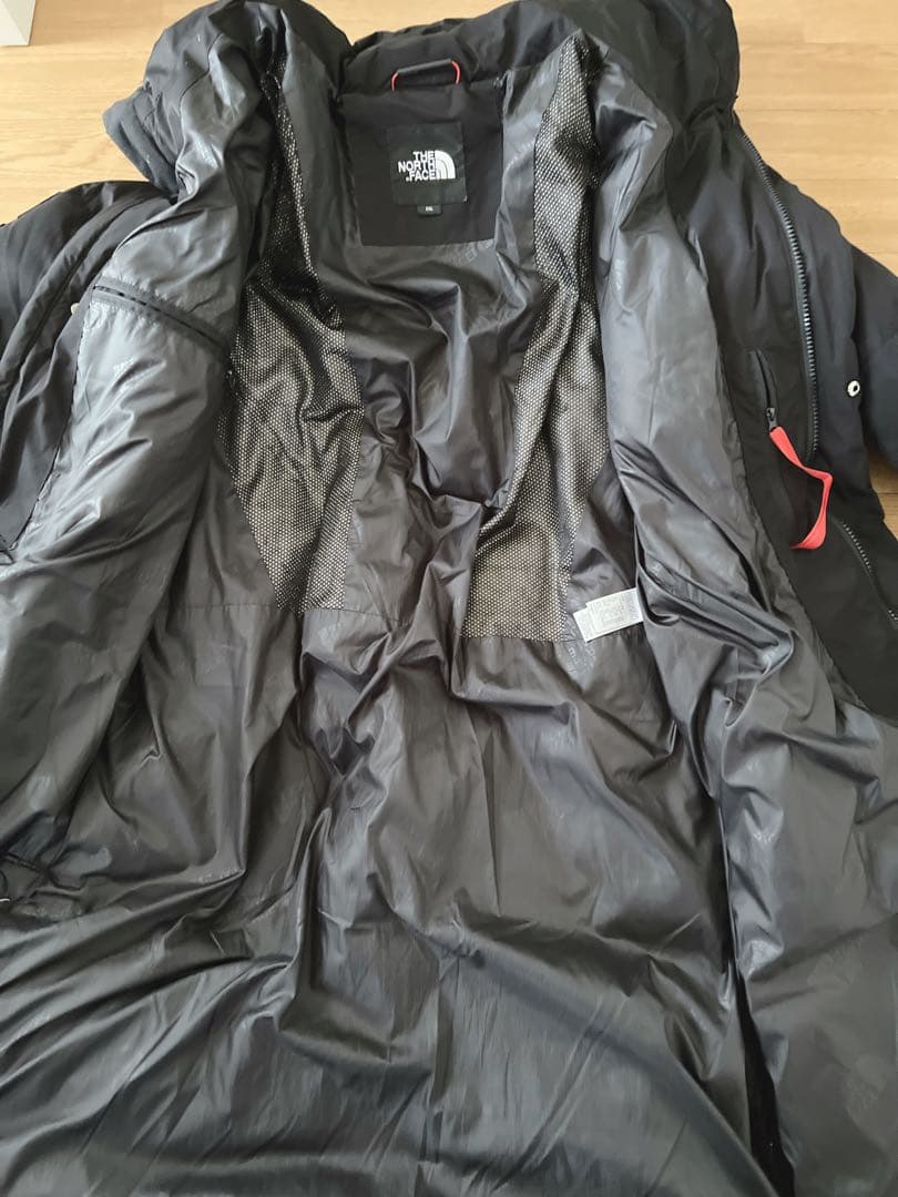 美品THE NORTH FACE ロングダウンジャケット ブラック