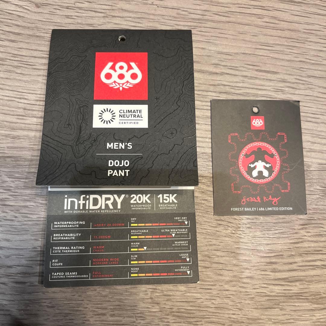 686 DOJO スノーボード　パンツ　ウェア　ドージョー　ボルコム　DC
