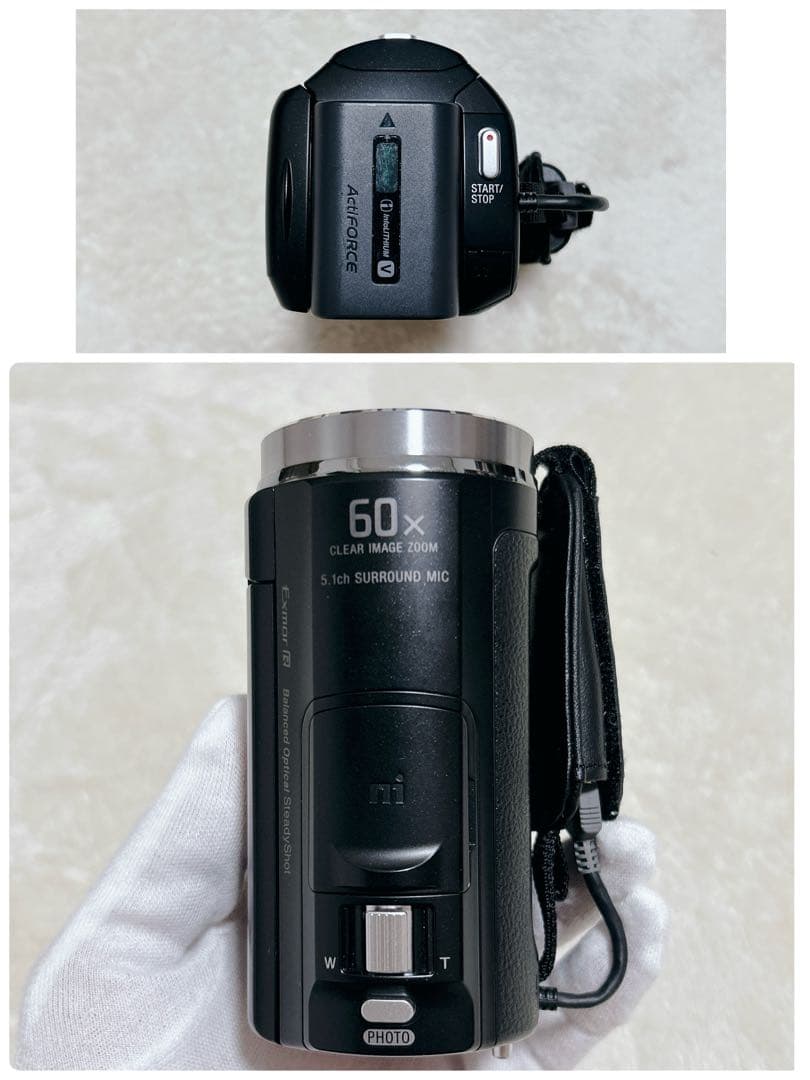 ✨美品✨ SONY HDR-CX535 ビデオカメラ　動作品 ブラック 黒