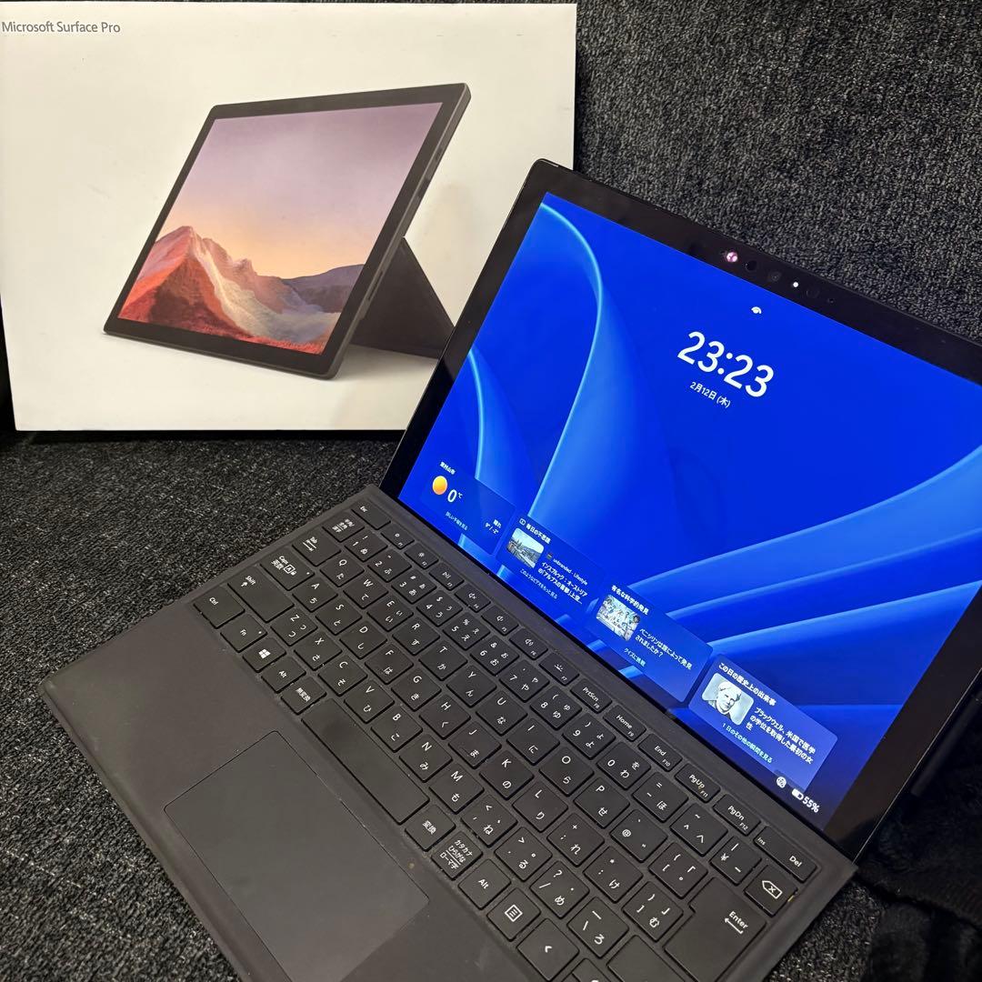 Surface pro7 i5/8gb/256gb動作確認済み キーボード付