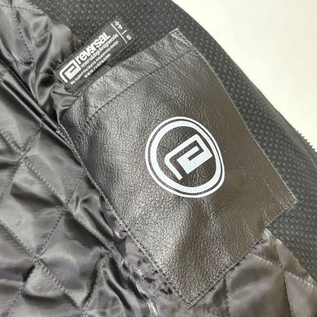 リバーサル レザー ライダース ジャケット Sサイズ