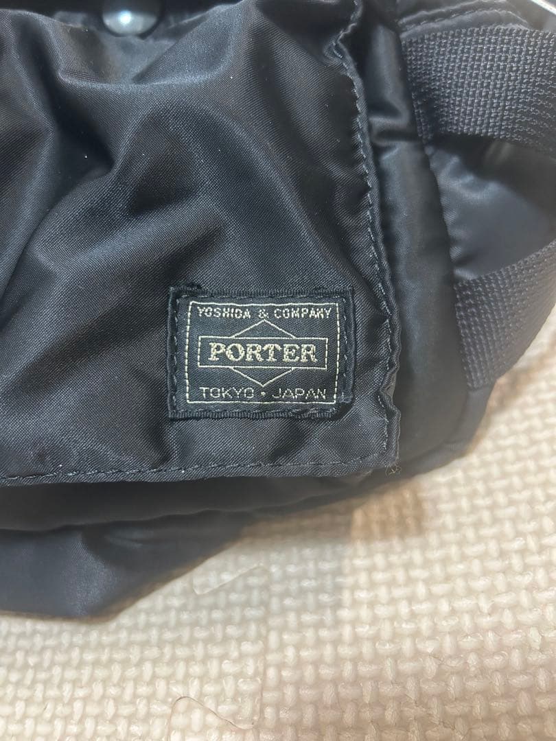 ポーター PORTER タンカー ボディバッグ ショルダーバッグ ナイロン 黒