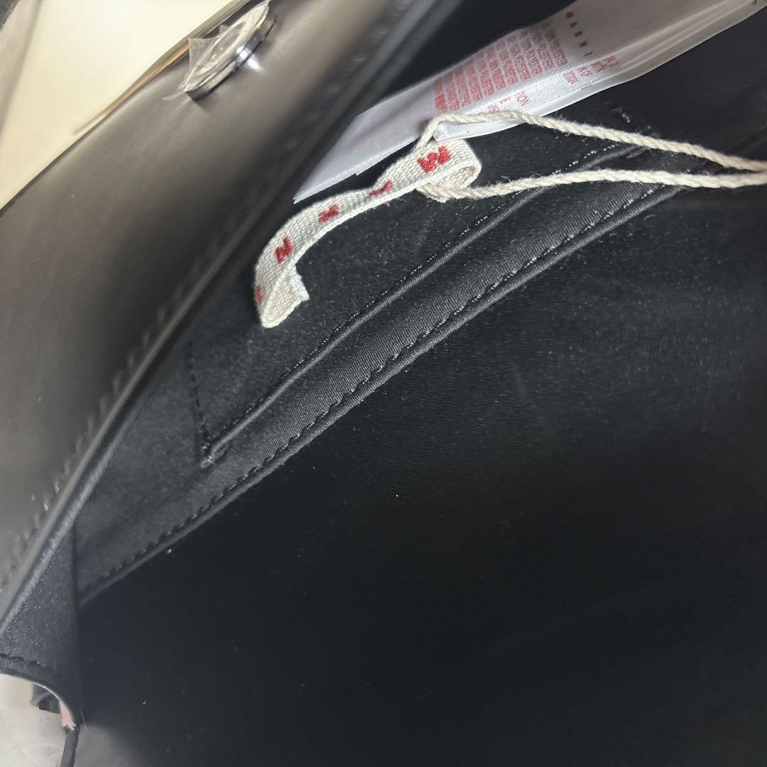 新品MARNI KIDS ショルダーバッグ M01256 M00TK ブラック