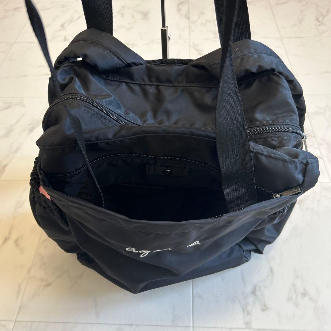 美品☆アニエスベー 大容量 マザーズバッグ 2way