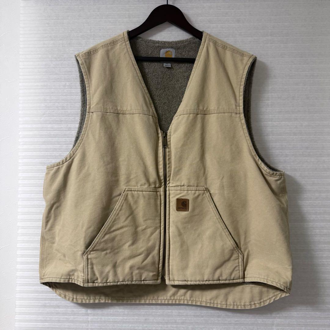 carhartt カーハート　ダックベスト　ベージュ