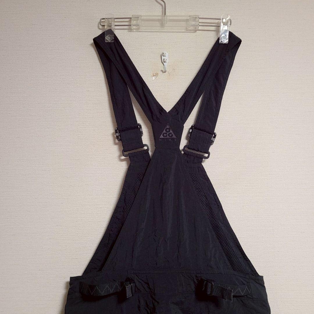 ナイキ NIKE ACG オーバーオール サロペットパンツ ナイロン XS 黒