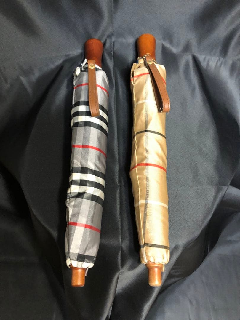 Burberrys 折りたたみ傘 チェック柄男女セット