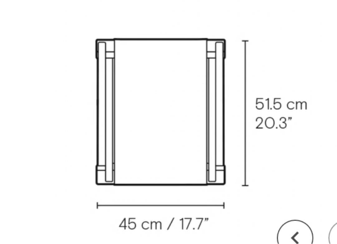 n*i様 BM5768フットスツール & BM1069トレー アウトドア