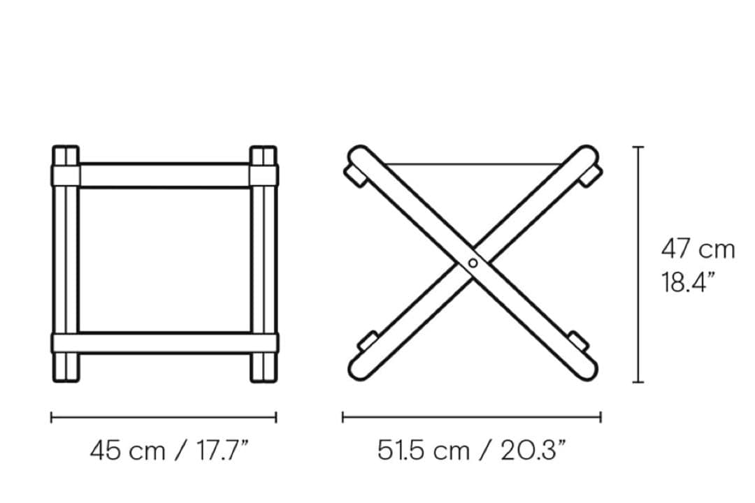 n*i様 BM5768フットスツール & BM1069トレー アウトドア