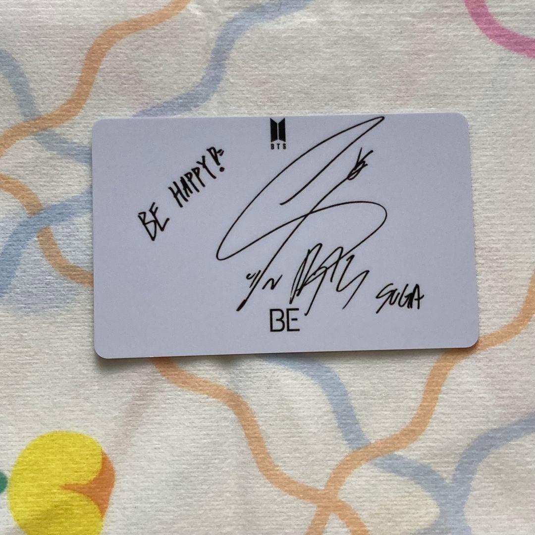 BTS BE 未公開 ユンギ ラキドロ トレカ