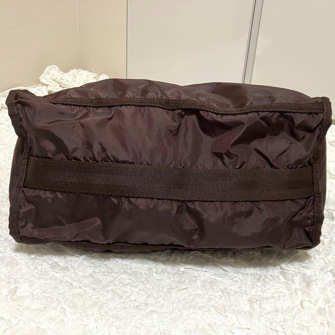 【極美品】LESPORTSAC レスポートサック ボストン 大容量 ブラウン