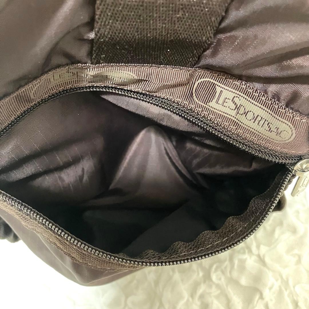 【極美品】LESPORTSAC レスポートサック ボストン 大容量 ブラウン