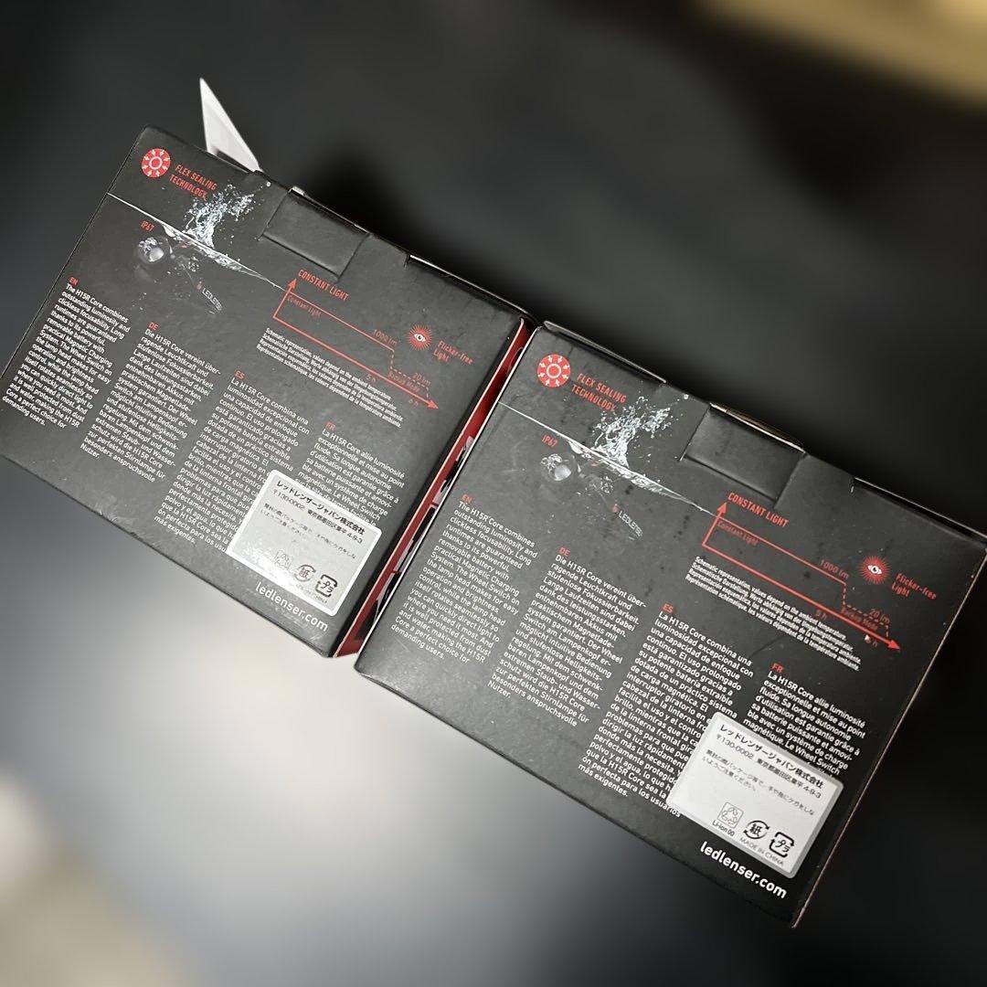 LEDLENSER レッドランザー H15RCORE ヘッドライト 2点