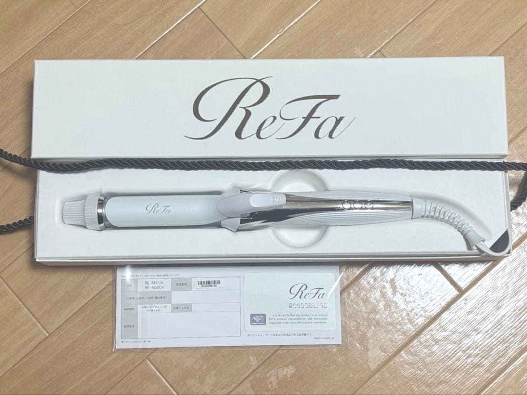 ReFa カールヘアアイロン ホワイト　26mm