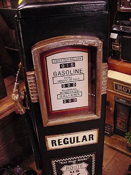 アウトレット セール品 ルート66のガスポンプCDラック キャビネット ラック