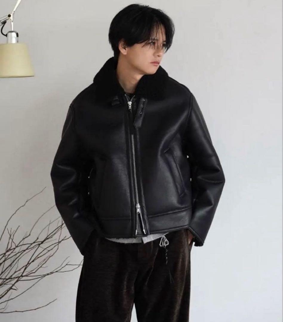 wym B-6 FAUX MOUTON BLOUSON Lサイズ