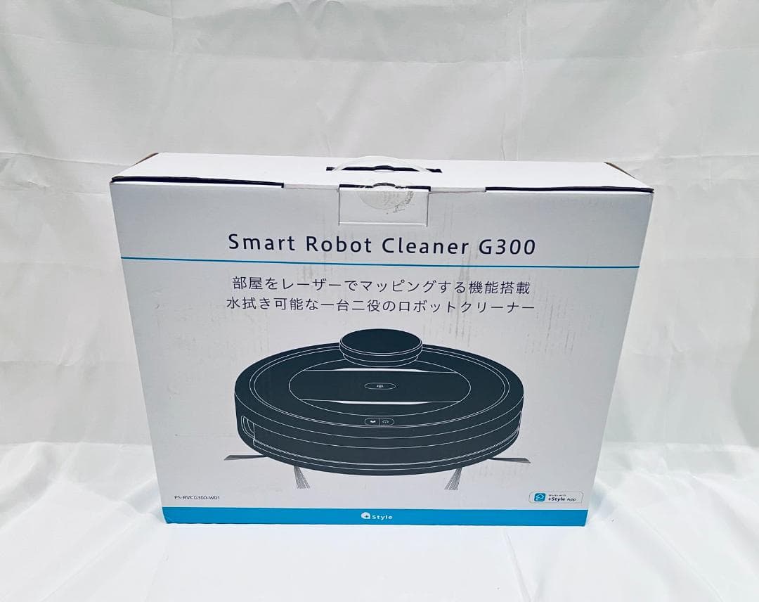 未使用ロボット掃除機 +style Wi-Fi対応 PS-RVCG300-W01