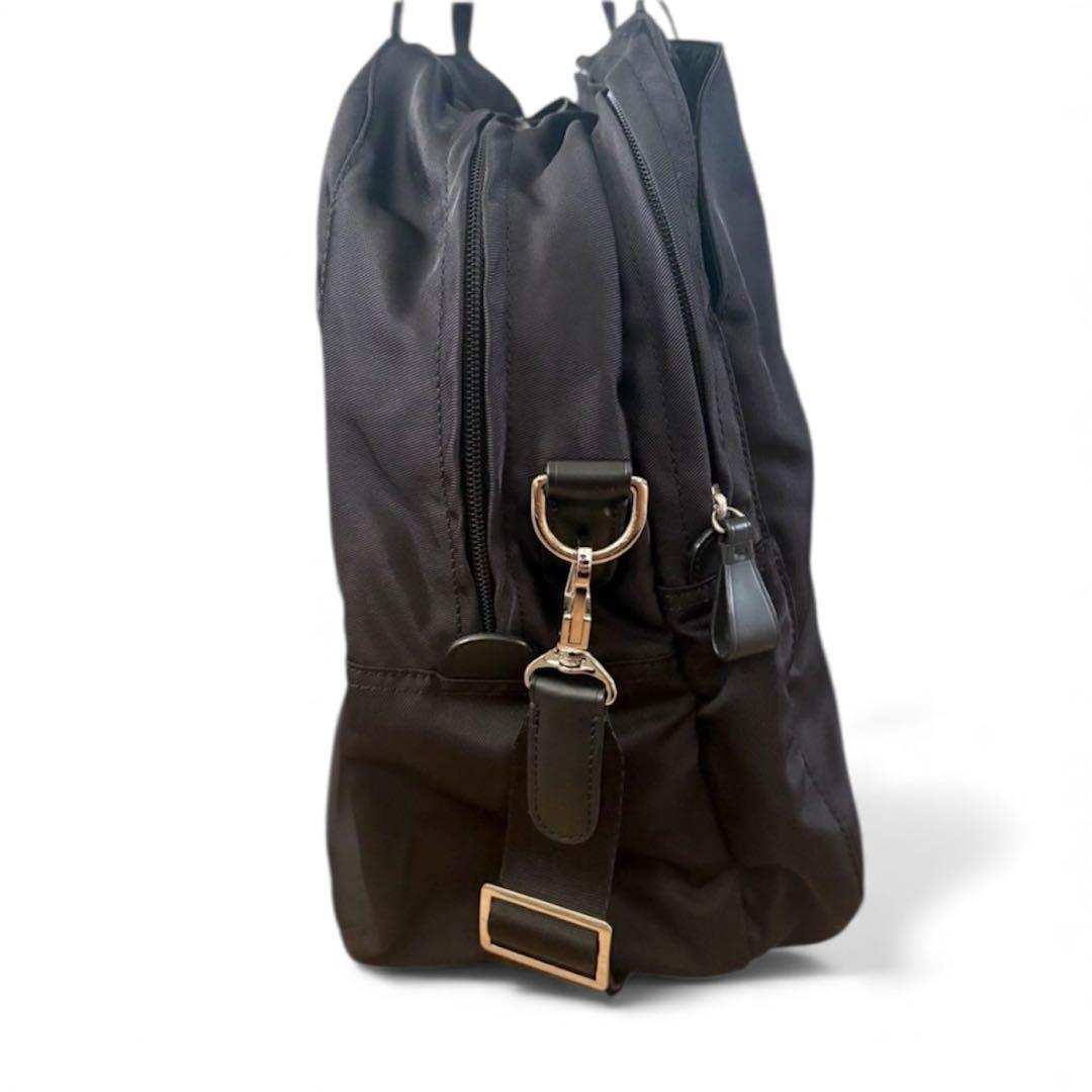 agnes.b VOYAGE 2wayボストンバッグ ナイロン 南京錠 黒