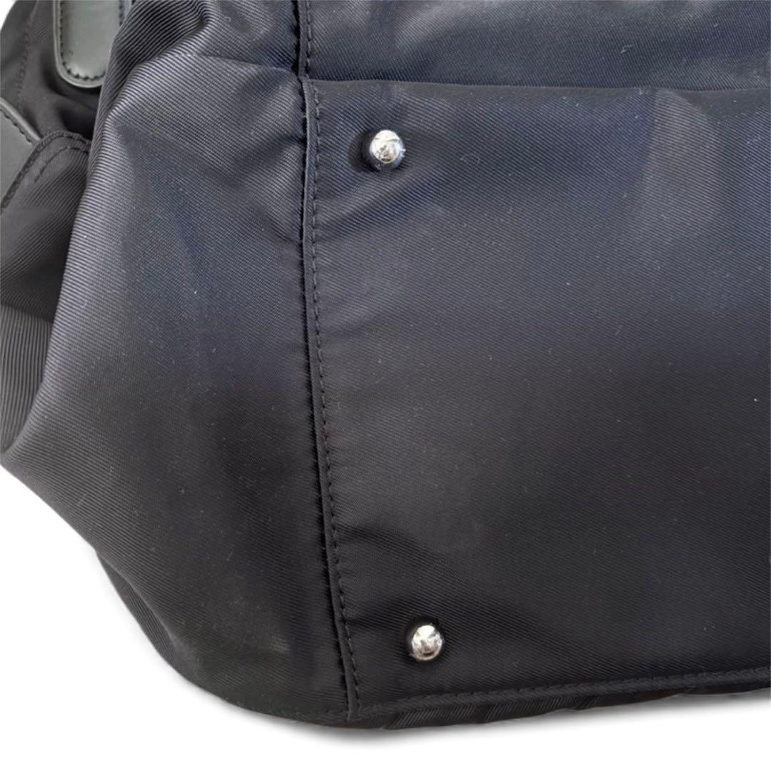 agnes.b VOYAGE 2wayボストンバッグ ナイロン 南京錠 黒