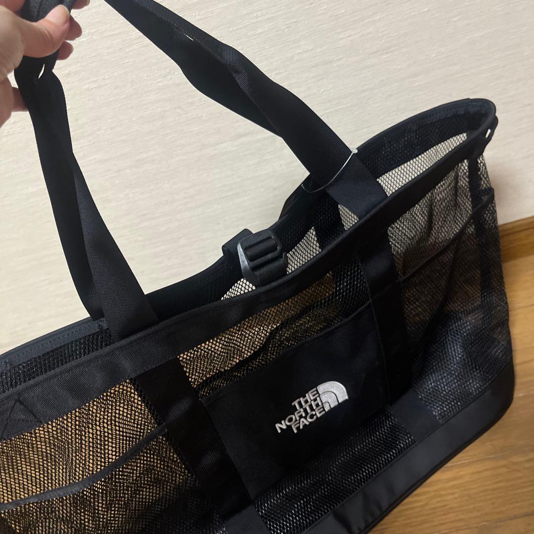 ノースフェイス大型メッシュバッグ黒未使用品