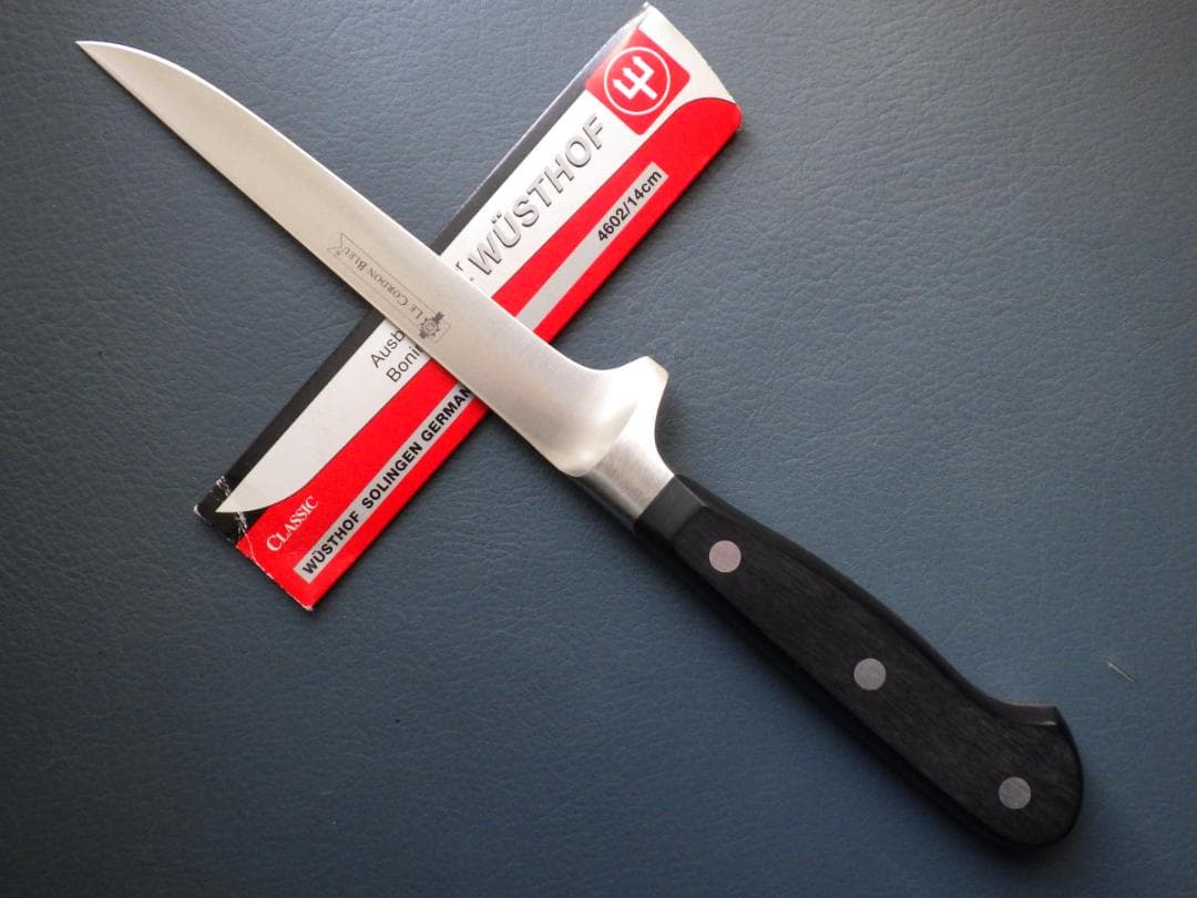 デ*デ様 ヴォストフ・クラシック 4602/14cm骨スキナイフ包丁ゾーリンゲン