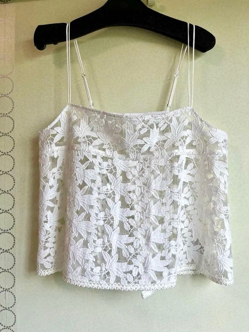 【未使用】IENAレースショートキャミソール