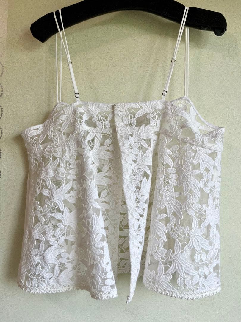 【未使用】IENAレースショートキャミソール