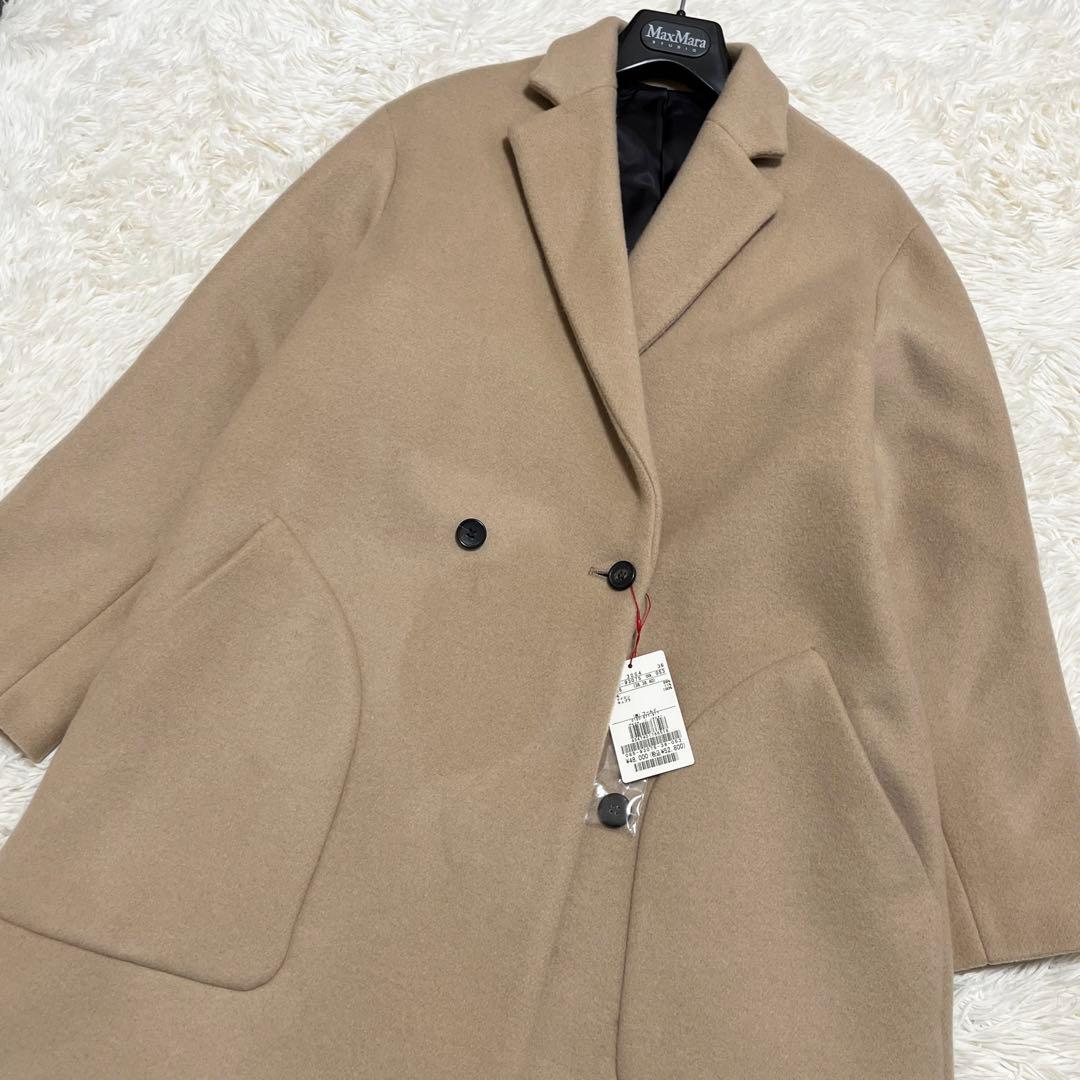 新品✨️ 24AW ドレステリア チェスターコート ダブル ウール ベージュ