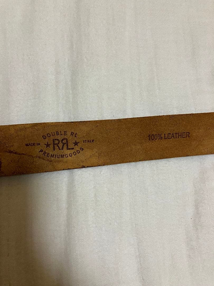 RRL BELLINGHAMベルト 34 イタリア製　ブラウン　ラルフローレン
