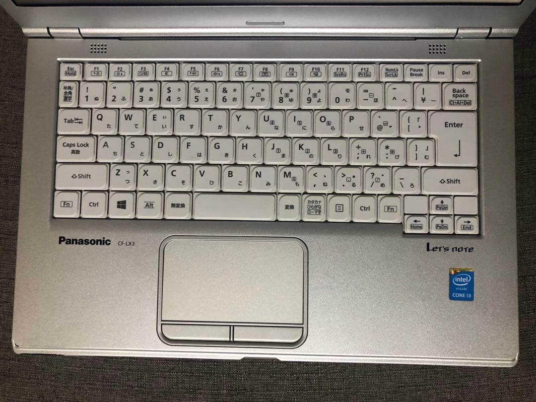 【良品】Let's note CF-LX3 SSD 大画面 バッテリー：良好⑦