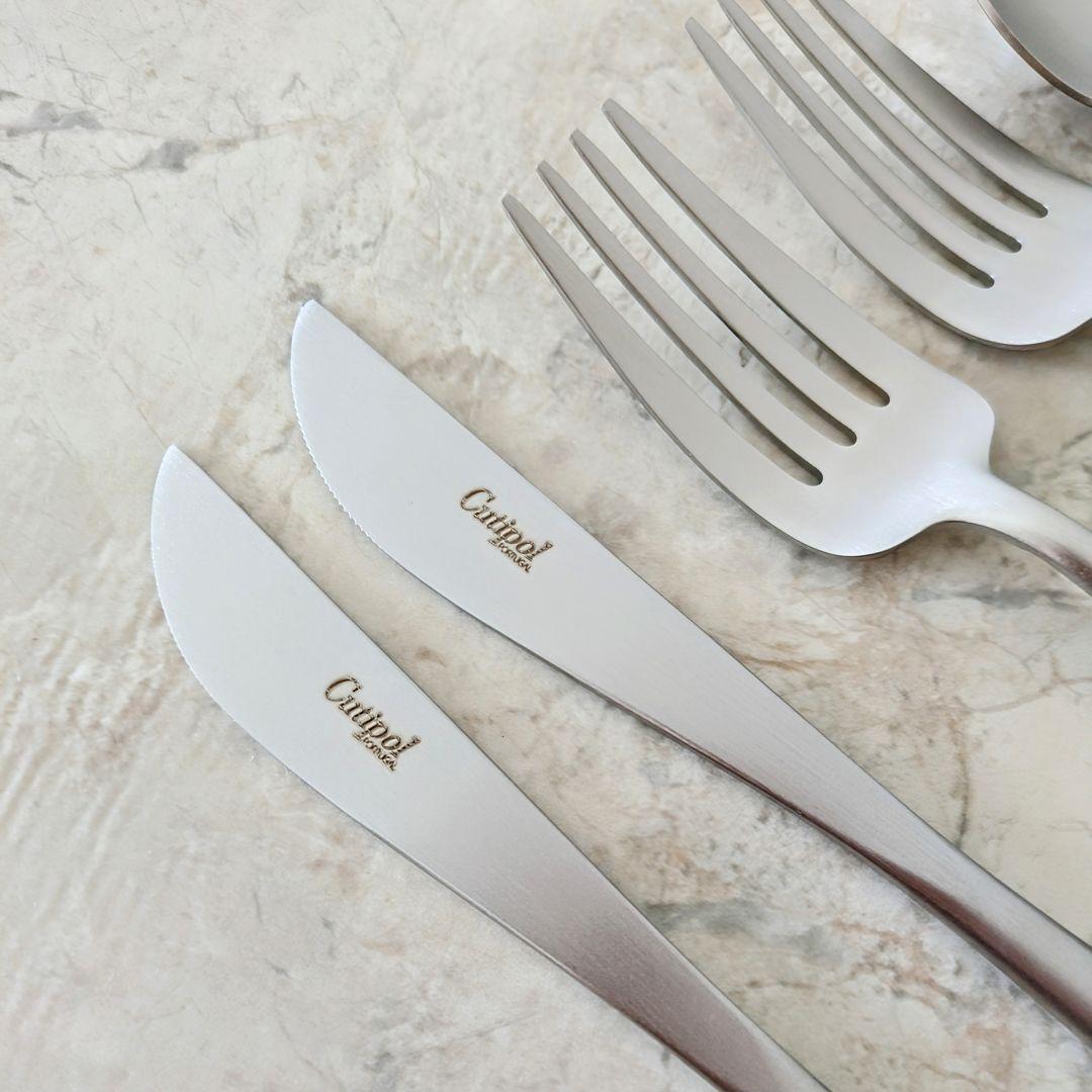 ★新品★クチポール カトラリー★ゴア GOA★ディナー セット★フォーク ナイフ