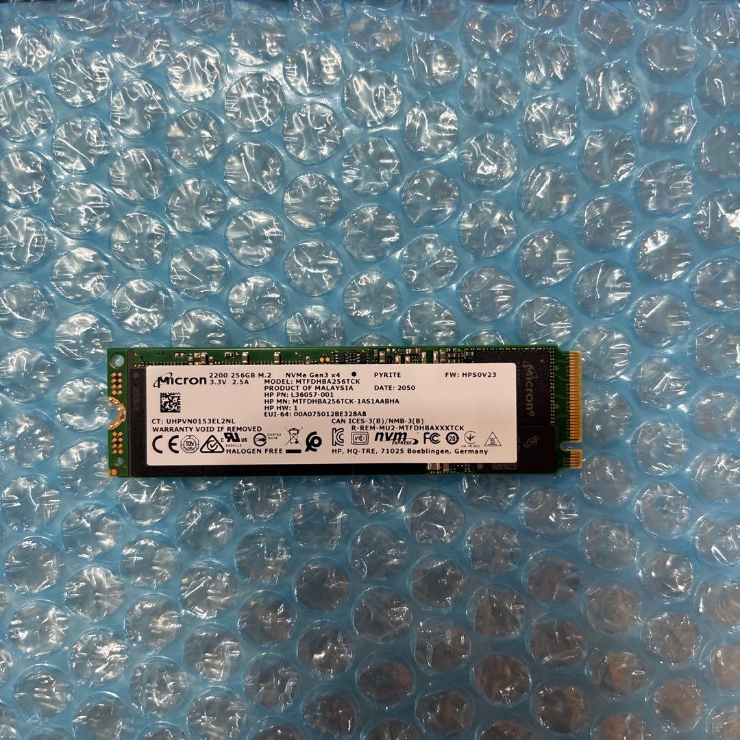 ④ M.2 SSD NVMe 256GB×4本＋128GB×1本