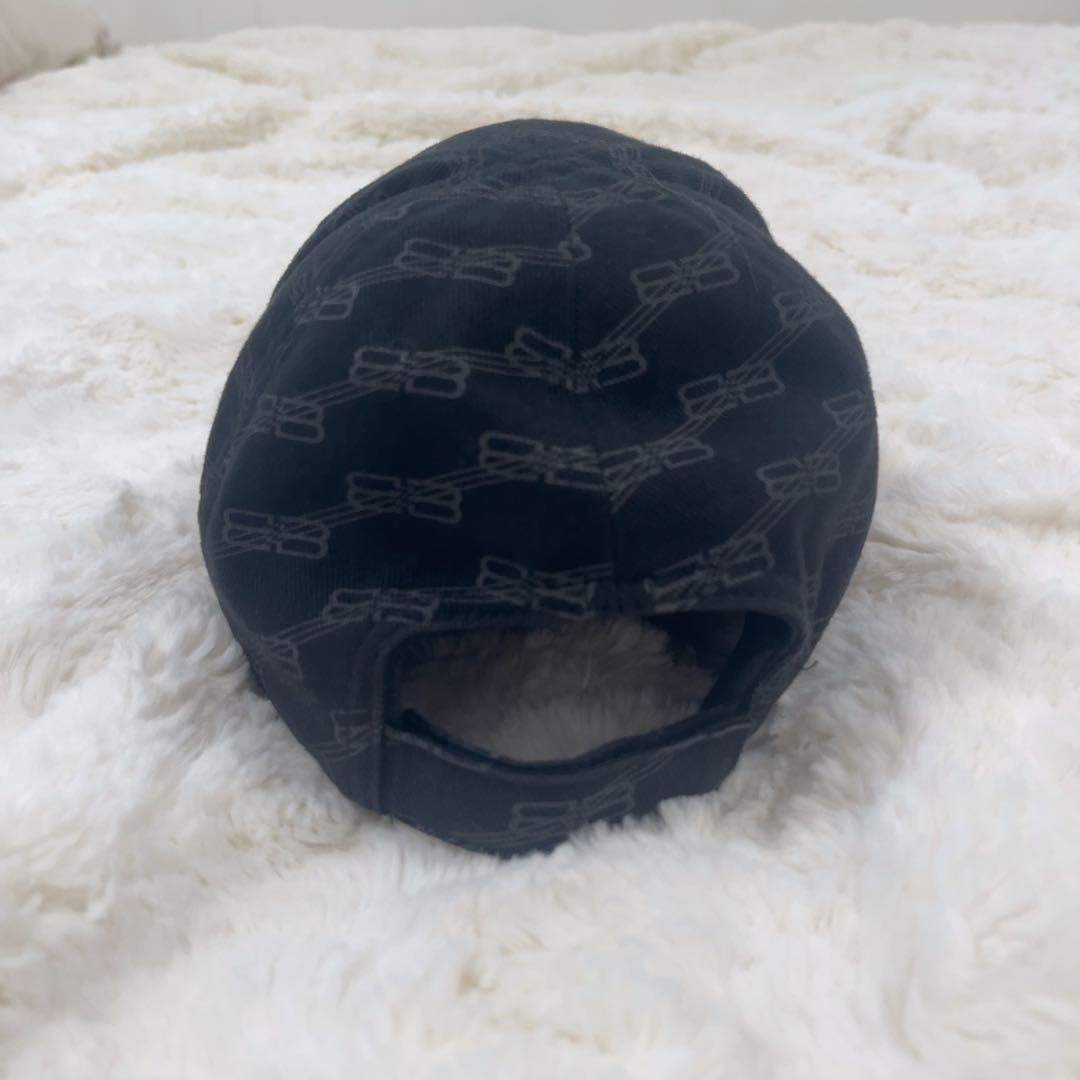 BALENCIAGA モノグラム ロゴ BB ブラック キャップ