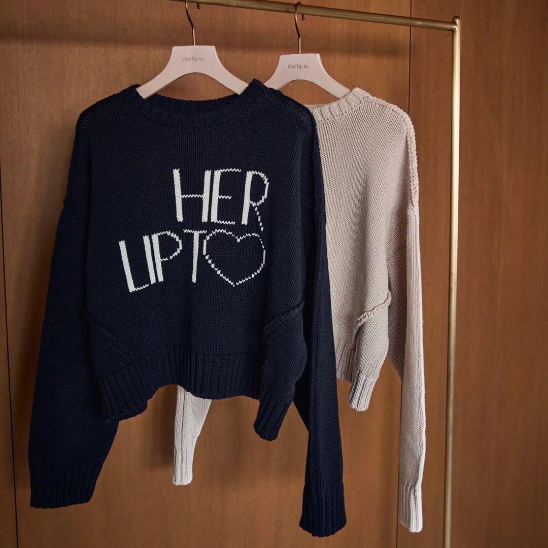 【Mi】Herlipto Share The Love Knit Top