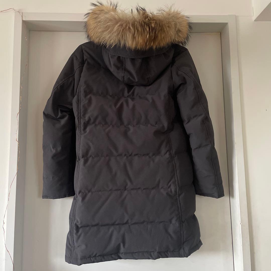 【美品】DANTON ダウンコート　34 グレー　ファー着脱可