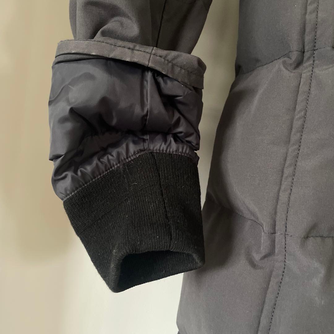 【美品】DANTON ダウンコート　34 グレー　ファー着脱可