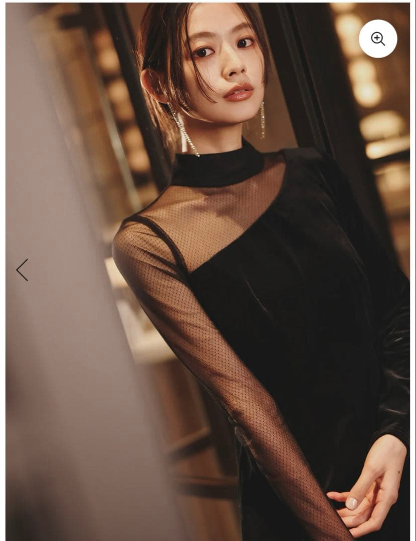 専用 新品未使用 anuans シアーコンビタイトワンピース　1 サイズ