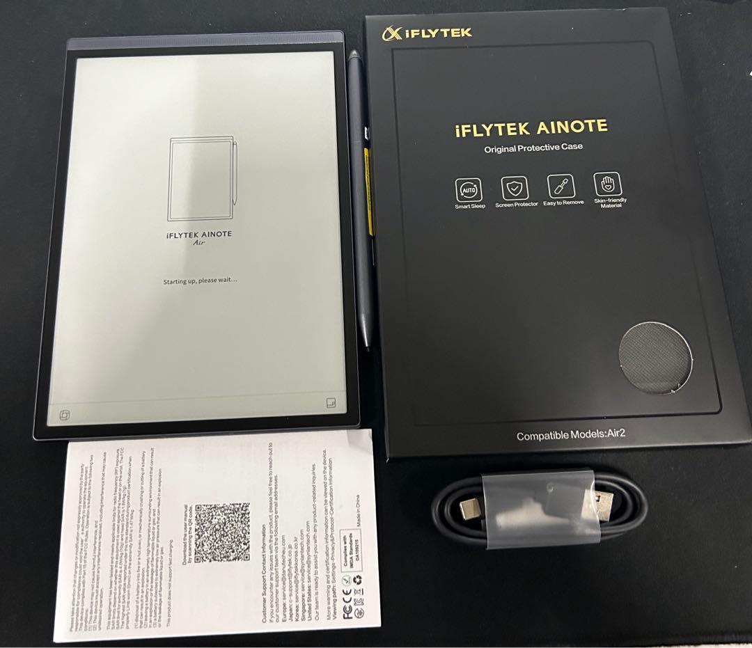 iFLYTEK AINOTE Air 2 本体とケース付き