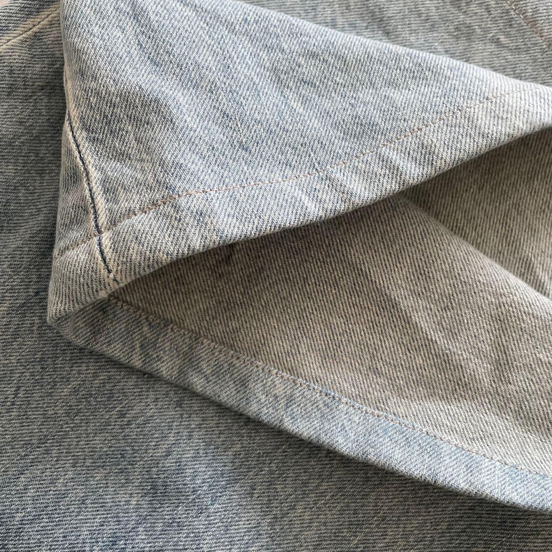 広瀬すず×CLANE TUCK WIDE DENIM PANTS